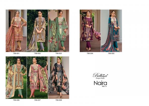 Belliza Naira Vol 11  Designer Cotton Dress Material Collection